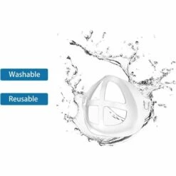 LITZEE Lot De 5 Support 3D Pour Masque Protégez La Bouche Support Respirant Matériau LDPE Doux Au Toucher Convient Aux Masques -Protection des voies respiratoires Soldes 28431664 5