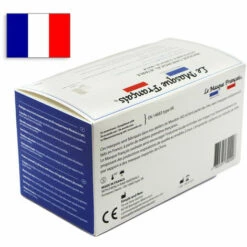 EQUIPEMENTUNIVERSEL 50 Masques Chirurgicaux Jetables Blancs Fabriques En France Le Masque Français MASQUETYPEIIR -Protection des voies respiratoires Soldes 28438085 3