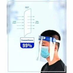 ILOVEMILAN Masque De Sécurité Transparent Avec Capuchon De Protection Complet Pour Un Nettoyage Facile | Le Film Protecteur Doit être Décollé (2) -Protection des voies respiratoires Soldes 28616625 5