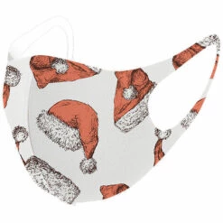 HAPPYSHOPPING Ice Silk Christmas Mask-9 Ice Silk Fabric Enfants