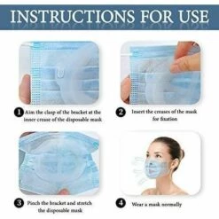 BRIDAY Lot De 5 Supports De Protection Pour Rouge à Lèvres, Coussinet Nasal Pour La Bouche Et Le Nez, Augmente L'espace De Respiration,Support De Masque 3D Pour Protéger Les Lèvres Rouge à Lèvres -Protection des voies respiratoires Soldes 28935072 5