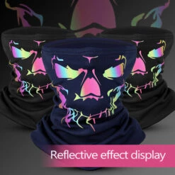 WEST BIKING Masque D'Equitation En Plein Air D'Hiver, Masque Reflechissant, Echarpe Polaire Chaude Et Coupe-Vent, Noir -Protection des voies respiratoires Soldes 29052882 3