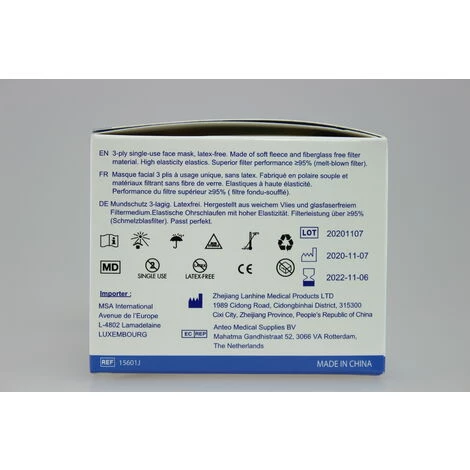 ROKX - BOITE DE 50 MASQUES DE PROTECTION MEDICAL ENFANT TYPE I 6 ROKX - BOITE DE 50 MASQUES DE PROTECTION MEDICAL ENFANT TYPE I – Image 4