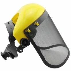 Perle Rare Masque De Protection Pour Tondre Et Tondre L'herbe, Masque De Protection Anti-ponçage Anti-choc, Porter Un Masque En Maille D'acier