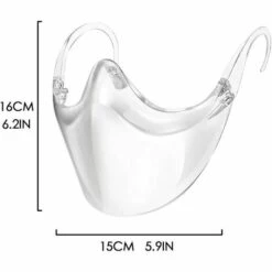 ABCRITAL Réutilisable Transparent Clear Face_Shield Bouche En Plastique Nez Bouclier Clair Garde Ρrotection Convient Aux Femmes Hommes 1 Pièces 10 ABCRITAL Réutilisable Transparent Clear Face_Shield Bouche En Plastique Nez Bouclier Clair Garde Ρrotection Convient Aux Femmes Hommes 1 Pièces -Protection des voies respiratoires Soldes 30029672 4