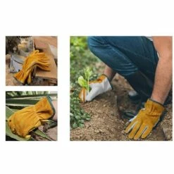 Betterlife Gants Chauds, Gants D'hiver, Gants De Jardin, Gants De Sport, Gants De Travail, Gants D'équitation En Plein Air, Gants De Jardinage, Jaune D'or M -Protection des voies respiratoires Soldes 30053748 5