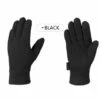 ILoveMilan Gants Chauds Gants D'hiver Gants Coupe-vent Gants D'extérieur En Polaire Hommes Et Femmes Gants D'automne Et D'hiver, Noir L