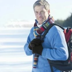 ILoveMilan Gants Chauds Gants D'hiver Gants Coupe-vent Gants D'extérieur En Polaire Hommes Et Femmes Gants D'automne Et D'hiver, Noir L -Protection des voies respiratoires Soldes 30069897 5