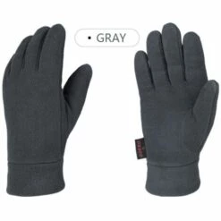 ILoveMilan Gants Chauds Gants D'hiver Gants Coupe-vent Gants D'extérieur En Polaire Hommes Et Femmes Gants D'automne Et D'hiver, Gris M