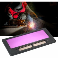 HAPPYSHOPPING Lentille A Changement De Couleur Controlee Par La Lumiere, Lentille De Soudage Pour Masque De Soudage, Lentille A Cristaux Liquides A Attenuation Automatique Solaire, Lentille A Gradation -Protection des voies respiratoires Soldes 30137683 4