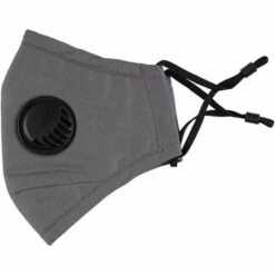 ILOVEMILAN Masque Facial Respirant 100 % Coton Avec Valve à Air Et Boucles D'oreilles Réglables Et Pince De Nez, Réutilisable, Lavable Pour Un Usage Public Quotidien, Gris -Protection des voies respiratoires Soldes 30955484 2