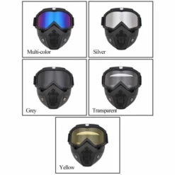 HAPPYSHOPPING Lunettes, Masque, Lunettes Tout-terrain, Lunettes De Moto, Jaune - Jaune -Protection des voies respiratoires Soldes 32838128 4