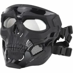 AIDUCHO Masque Intégral Pour Paintball, Airsoft, Paintball, Paintball, Masque De Protection Intégral Avec Protection Des Yeux Pour Paintball, Jeux De Guerre, Halloween, Cosplay, Fête Costumée
