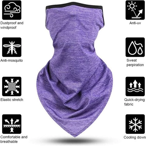 Kueatily Cache Cou Tubulaire, 4pcs Bandana Unisexe Masque élastique, Tour De Cou Anti-Solaire Bonnet Respirant Anti-poussière UV Résidence Pour Moto Vélo Pêche Course Hommes Femmes 5 Kueatily Cache Cou Tubulaire, 4pcs Bandana Unisexe Masque élastique, Tour De Cou Anti-Solaire Bonnet Respirant Anti-poussière UV Résidence Pour Moto Vélo Pêche Course Hommes Femmes – Image 3