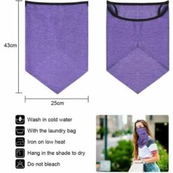 Kueatily Cache Cou Tubulaire, 4pcs Bandana Unisexe Masque élastique, Tour De Cou Anti-Solaire Bonnet Respirant Anti-poussière UV Résidence Pour Moto Vélo Pêche Course Hommes Femmes 11 Kueatily Cache Cou Tubulaire, 4pcs Bandana Unisexe Masque élastique, Tour De Cou Anti-Solaire Bonnet Respirant Anti-poussière UV Résidence Pour Moto Vélo Pêche Course Hommes Femmes -Protection des voies respiratoires Soldes 34527475 5