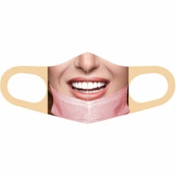 HAPPYSHOPPING Serviette Faciale Amusante, Nouvelle Et Interessante, Masque Facial 3D Respirant Et Antipoussiere Lavable Et Reutilisable, Style 5 - Style 5