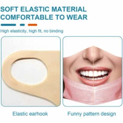 HAPPYSHOPPING Serviette Faciale Amusante, Nouvelle Et Interessante, Masque Facial 3D Respirant Et Antipoussiere Lavable Et Reutilisable, Style 5 - Style 5 -Protection des voies respiratoires Soldes 34931177 3