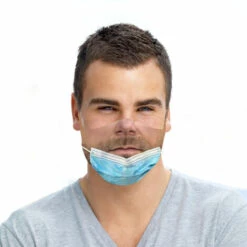 HAPPYSHOPPING Masque Visage Drole Avec Personnalite, Masque En Coton Anti-poussiere, Masque Imprime, Visage 2 - Visage 2 -Protection des voies respiratoires Soldes 34931202 3