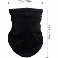 HAPPYSHOPPING Couvre-chef Et Echarpe Creme Solaire En Soie Glacee, Blanc - Blanc -Protection des voies respiratoires Soldes 35007828 2