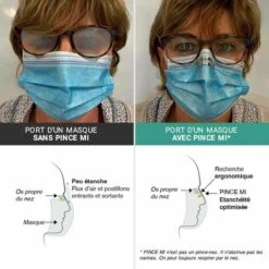 Pince-nez Adhésif Pour Masque Jetable Pince Mi Aluminium, Paquet De 25 -Protection des voies respiratoires Soldes 35115233 2