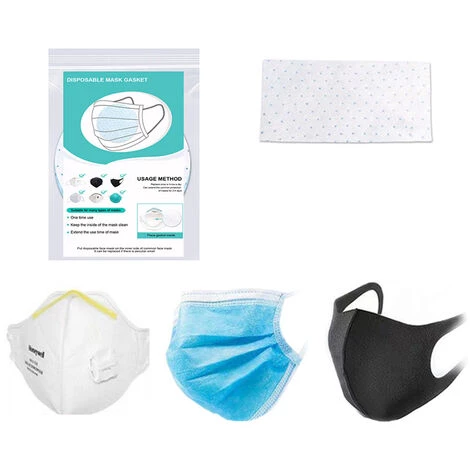 TIGA BIKIGHT 100 Pièces Tampon De Masque De Bouche Jetable PM2.5 Tampon De Protection De Filtre Confortable Masque Respirant Masque De Filtre 5 TIGA BIKIGHT 100 Pièces Tampon De Masque De Bouche Jetable PM2.5 Tampon De Protection De Filtre Confortable Masque Respirant Masque De Filtre – Image 3