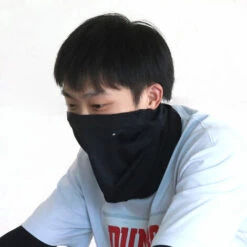 ASUPERMALL Masque De Protection Solaire En Soie Glacee Pour Moto, Masque Respirant Frais Et Leger, Noir -Protection des voies respiratoires Soldes 35817198 3