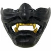 HAPPYSHOPPING Ghost Of Tsushima Evil Spirit Mask Halloween Scary Mask Resine Ecologique Un Demi-masque Facial,modele:Noir & Or 1 HAPPYSHOPPING Ghost Of Tsushima Evil Spirit Mask Halloween Scary Mask Resine Ecologique Un Demi-masque Facial,modele:Noir & Or -Protection des voies respiratoires Soldes 35930995 1