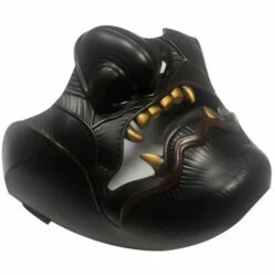 HAPPYSHOPPING Ghost Of Tsushima Evil Spirit Mask Halloween Scary Mask Resine Ecologique Un Demi-masque Facial,modele:Noir & Or -Protection des voies respiratoires Soldes 35930995 5