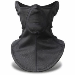 HAPPYSHOPPING Cache-cou Echarpe Coupe-vent Thermique Couvre-visage Cagoule En Hiver Pour Ski Snowboard Moto Pour Hommes Femmes, Modele: Noir Taille Unique