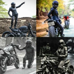 HAPPYSHOPPING Masque De Moto Lunettes Amovibles Et Filtre Buccal Pour Casque Ouvert Motocross Ski Snowboard, Modele : 24 - Modele : 24 -Protection des voies respiratoires Soldes 36138456 4