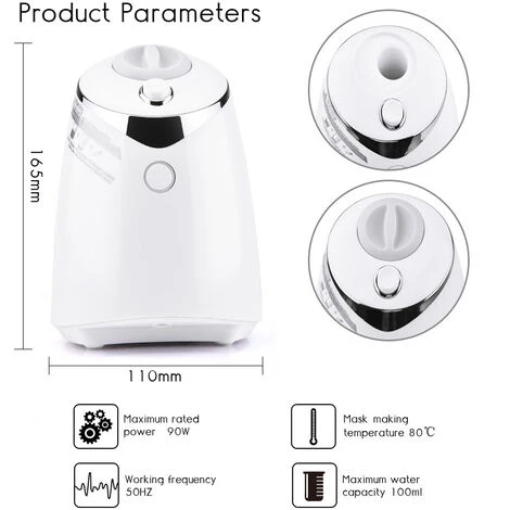 DONTODENT Machine à Masque Facial Fruits Et Légumes Naturels, Machine Automatique Intelligente De Masque De Fruits Et Légumes Faits Maison De Bricolage 6 DONTODENT Machine à Masque Facial Fruits Et Légumes Naturels, Machine Automatique Intelligente De Masque De Fruits Et Légumes Faits Maison De Bricolage – Image 4