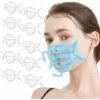 ILOVEMILAN Support De Visage En Silicone 3D, Support De Protection Pour Le Visage Pour Un Espace Respirant Plus Confortable, Support De Protection Pour Rouge à Lèvres, Garder Le Tissu Hors De La Bouche 10 Pièces Blanc -Protection des voies respiratoires Soldes 36244561 1