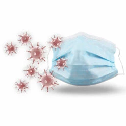 10 Pièces Jetable 3 Couches Masque Facial Anti-poussière Antiviral Anti Germe Masques Médicaux Chirurgicaux Couverture Buccale Profession Masque Médical Coxolo -Protection des voies respiratoires Soldes 36489166 5