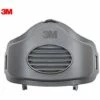 3M - 3M 3700 Filtre Anti-Poussiere Couvercle De Coton A Poussiere Fixe Filtre De Poussiere De Poussiere De Coton Accessoires Gris
