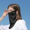 HAPPYSHOPPING Protection UV En Plein Air Couvre-visage Respirant Anti-poussiere Cache-oreille Reglable Bandana Pour La Course A Pied Randonnee Cyclisme, Modele: Noir 12,2 X 9,4" - Modele:Noir12.2X9.4" -Protection des voies respiratoires Soldes 36919924 1