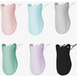 HAPPYSHOPPING Protection UV En Plein Air Couvre-visage Respirant Anti-poussiere Cache-oreille Reglable Bandana Pour La Course A Pied Randonnee Cyclisme, Modele: Noir 12,2 X 9,4" - Modele:Noir12.2X9.4" -Protection des voies respiratoires Soldes 36919924 3