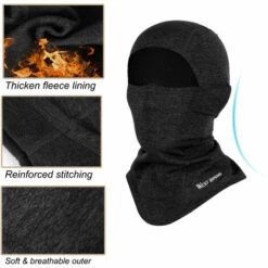 WEST BIKING Masque Thermique Coupe-Vent Cyclisme Cache-Cou Moto Sous Casque Doublure Masque Casquettes Ultime Retention Thermique Chapeau Pour Courir Cyclisme Ski & Sports D'hiver, Modele:Bleu - Modele:Bleu -Protection des voies respiratoires Soldes 36926907 5