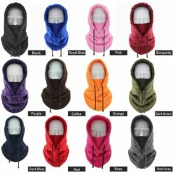 HAPPYSHOPPING Hommes Femmes Hiver Cagoule Chaud Doux Polaire Cordon De Cou Guetre Cyclisme Randonnee Courir A L'exterieur Chapeau, Modele: Noir Taille Unique - Modele:NoirTaille Unique 9 HAPPYSHOPPING Hommes Femmes Hiver Cagoule Chaud Doux Polaire Cordon De Cou Guetre Cyclisme Randonnee Courir A L'exterieur Chapeau, Modele: Noir Taille Unique - Modele:NoirTaille Unique -Protection des voies respiratoires Soldes 36993640 3