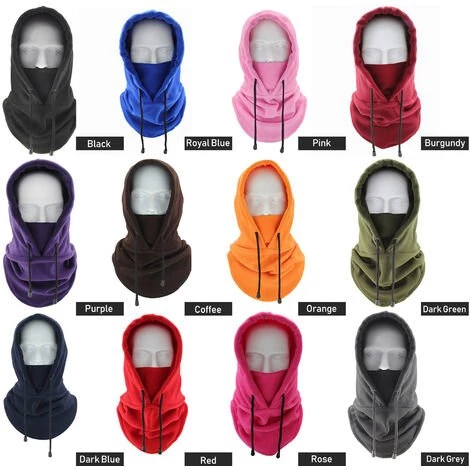 HAPPYSHOPPING Hommes Femmes Hiver Cagoule Chaud Doux Polaire Cordon De Cou Guetre Cyclisme Randonnee Courir A L'exterieur Chapeau, Modele: Noir Taille Unique - Modele:NoirTaille Unique 5 HAPPYSHOPPING Hommes Femmes Hiver Cagoule Chaud Doux Polaire Cordon De Cou Guetre Cyclisme Randonnee Courir A L'exterieur Chapeau, Modele: Noir Taille Unique - Modele:NoirTaille Unique – Image 3