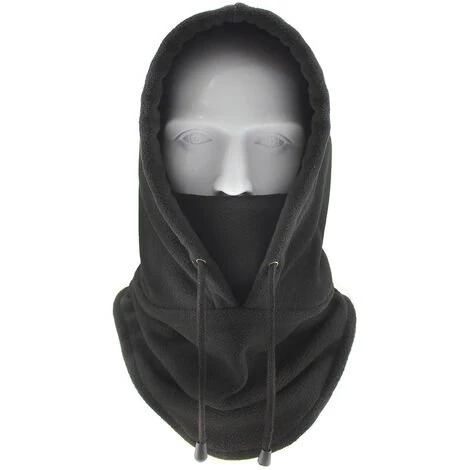 HAPPYSHOPPING Hommes Femmes Hiver Cagoule Chaud Doux Polaire Cordon De Cou Guetre Cyclisme Randonnee Courir A L'exterieur Chapeau, Modele: Noir Taille Unique - Modele:NoirTaille Unique 7 HAPPYSHOPPING Hommes Femmes Hiver Cagoule Chaud Doux Polaire Cordon De Cou Guetre Cyclisme Randonnee Courir A L'exterieur Chapeau, Modele: Noir Taille Unique - Modele:NoirTaille Unique – Image 5