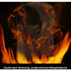 HAPPYSHOPPING Thermique Polaire Epaississement Exterieur Hiver Equitation Coupe-Vent Cap Chapeau Capot Ski Velo Velo Coupe-Vent Masque Visage, Modele: Gris - Modele:Gris -Protection des voies respiratoires Soldes 36996214 5