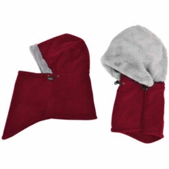 HAPPYSHOPPING Coupe-vent Hiver Ski Masque Cagoule Capuche Cap Pour Hommes Femmes Snowboard Running Cyclisme, Modele: Rose Rouge - Modele:Rose -Protection des voies respiratoires Soldes 36996495 3