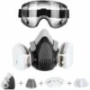 Fixkit Kit De Couverture De Visage Avec 2 Filtres, 2 Cotons Filtrants, Réutilisable Anti-Poussière, Particule, Gaz -Protection des voies respiratoires Soldes 37282658 1