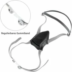 Fixkit Kit De Couverture De Visage Avec 2 Filtres, 2 Cotons Filtrants, Réutilisable Anti-Poussière, Particule, Gaz -Protection des voies respiratoires Soldes 37282658 4