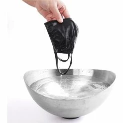 TRIOMPHE Masque En Coton , Lavable Et Réutilisable, Protection Du Visage Et De La Bouche, Sangles Ajustables, Noir -Protection des voies respiratoires Soldes 37433732 4