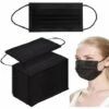 TRIOMPHE Protection Personnelle Noire De Filtre Jetable De Visage De 3 Plis 100 Pièces -Protection des voies respiratoires Soldes 37433746 1