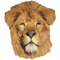 STAR CUTOUTS Masque En Carton - Animal Le Lion 27 Cm - Multicolor