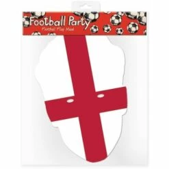 STAR CUTOUTS Masque En Carton - Football Drapeau De L'Angleterre - Multicolor