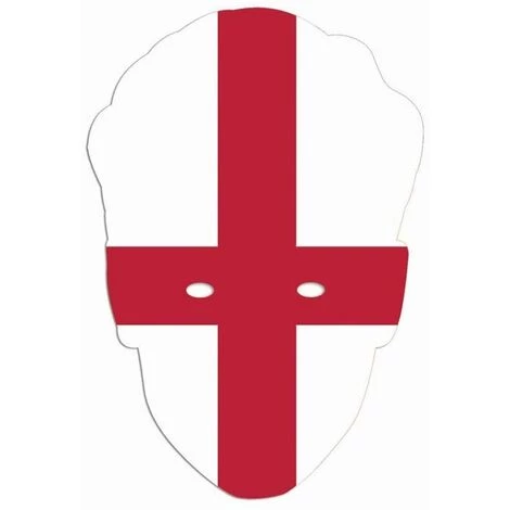 STAR CUTOUTS Masque En Carton - Football Drapeau De L'Angleterre - Multicolor 4 STAR CUTOUTS Masque En Carton - Football Drapeau De L'Angleterre - Multicolor – Image 2