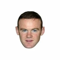 STAR CUTOUTS Masque En Carton - Football Wayne Rooney - Multicolor